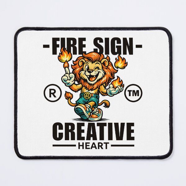 Item preview, Fire sign creative heart designed and sold by Peerless-Prime.