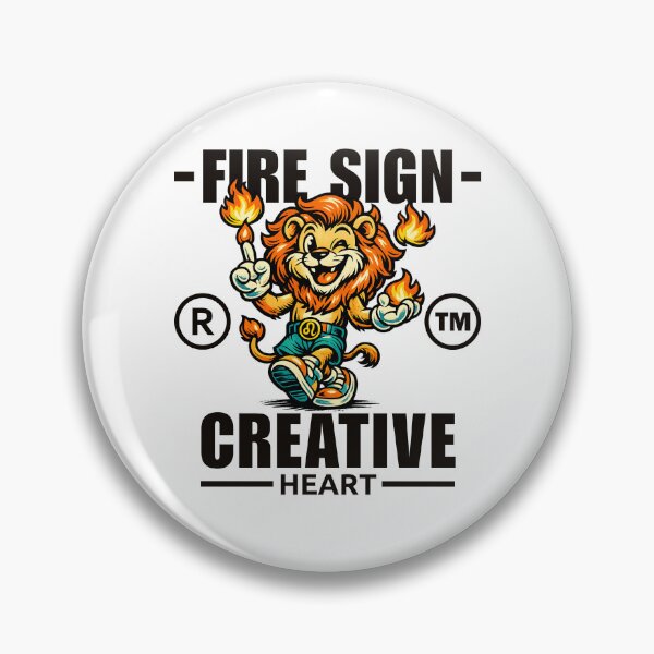 Item preview, Fire sign creative heart designed and sold by Peerless-Prime.