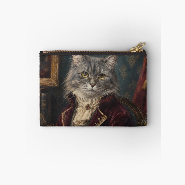 Item preview, Aristocratic Scholar Cat Portrait designed and sold by Charisma Enigma.