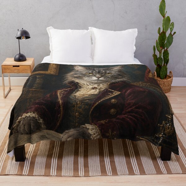 Item preview, Aristocratic Scholar Cat Portrait designed and sold by Charisma Enigma.