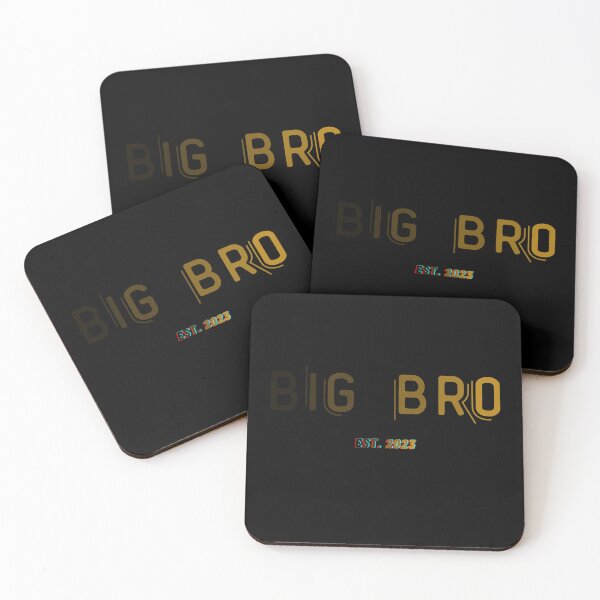 Item preview, BIG BRO EST. 2023 Typography Shirt Design designed and sold by WormJ.