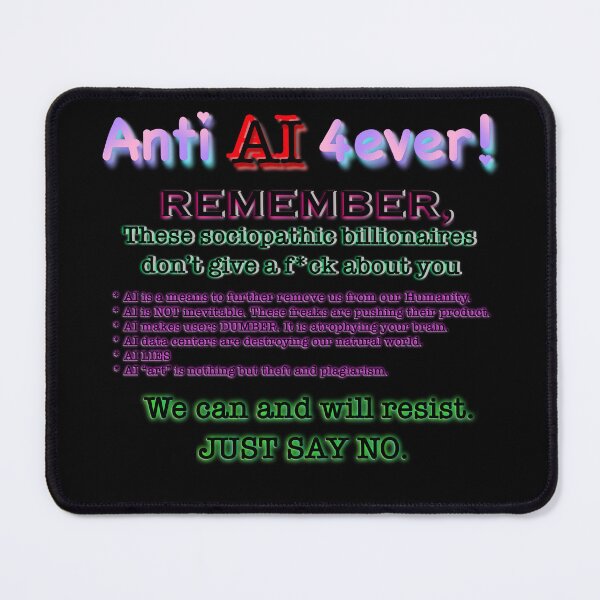 Item preview, ANTI AI FOREVER designed and sold by WeirdSince91.