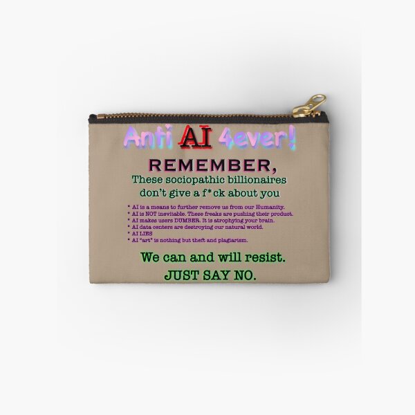 Item preview, ANTI AI FOREVER designed and sold by WeirdSince91.