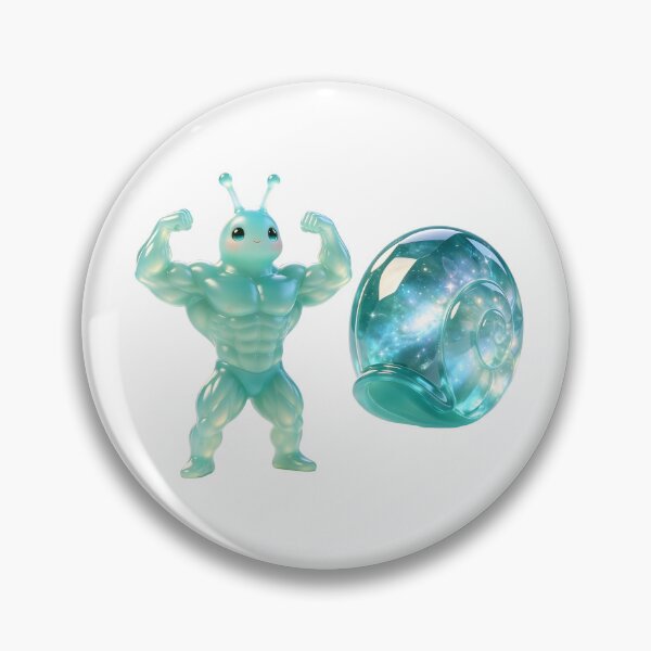 Item preview, Emerald Snail - Buff Gym Meme Secrets of the Galaxy Gains designed and sold by ABYSSLAB.