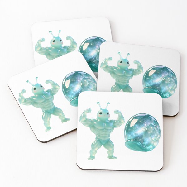 Item preview, Emerald Snail - Buff Gym Meme Secrets of the Galaxy Gains designed and sold by ABYSSLAB.