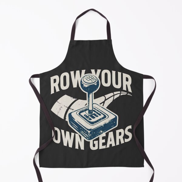 Item preview, Row Your Own Gears – Manual Transmission Car Enthusiast Retro Design designed and sold by ArcticFoxStudio.