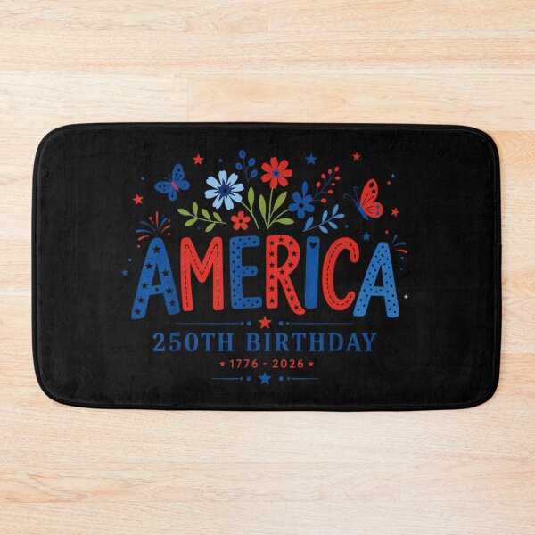 Item preview, America 250th Birthday Semi Quincentennial 1776 To 2026 Patriotic Floral Design designed and sold by PhocoNibict.