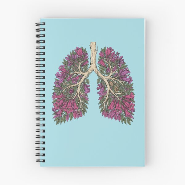Item preview, Floral Lungs Botanical Anatomy Jacaranda Tree Nature Breath designed and sold by d247.