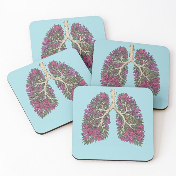 Item preview, Floral Lungs Botanical Anatomy Jacaranda Tree Nature Breath designed and sold by d247.