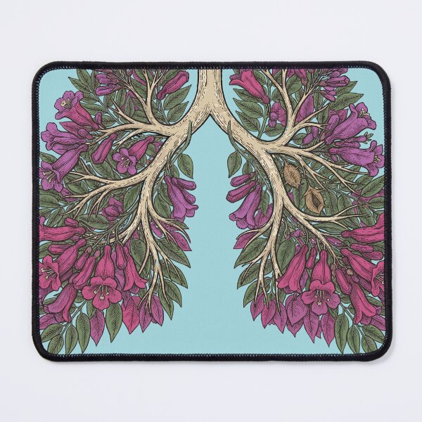 Item preview, Floral Lungs Botanical Anatomy Jacaranda Tree Nature Breath designed and sold by d247.