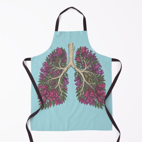 Item preview, Floral Lungs Botanical Anatomy Jacaranda Tree Nature Breath designed and sold by d247.
