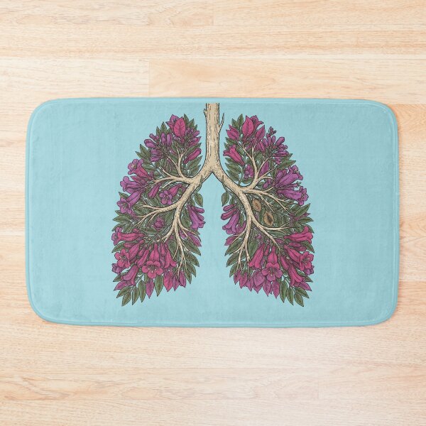 Item preview, Floral Lungs Botanical Anatomy Jacaranda Tree Nature Breath designed and sold by d247.