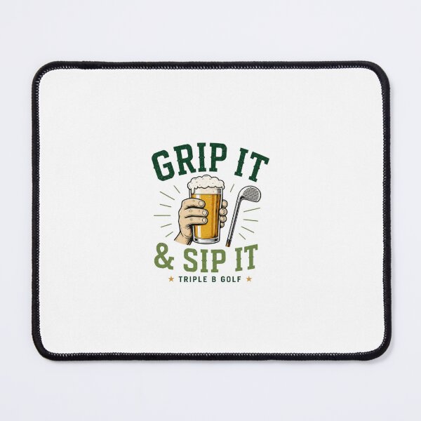 Item preview, Grip It & Sip It Funny Golf Shirt – Golf Drinking Humor Design designed and sold by DigiWoosh.