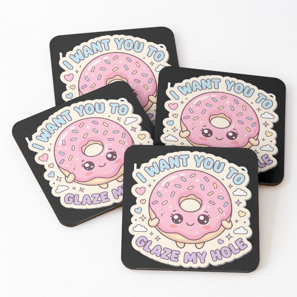 Item preview, I Want You To Glaze My Hole | Kawaii Donut Edition designed and sold by AMICO77.