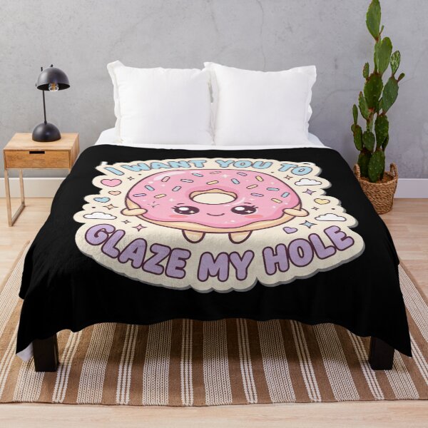 Item preview, I Want You To Glaze My Hole | Kawaii Donut Edition designed and sold by AMICO77.