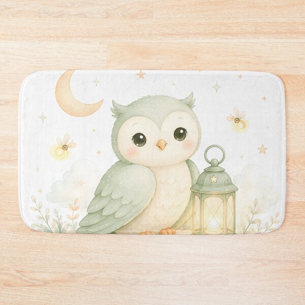 Item preview, Uriel Owl Nursery Wall Art – Christian Baby Name Decor with Bible Quote designed and sold by LoveNurseries.