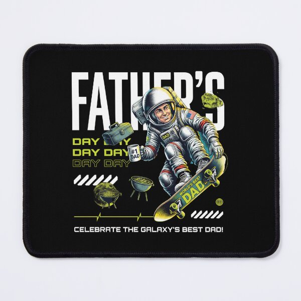 Item preview, Skate Dad – Retro Space Skater Fatherhood Adventure Design designed and sold by Taans-Creation.