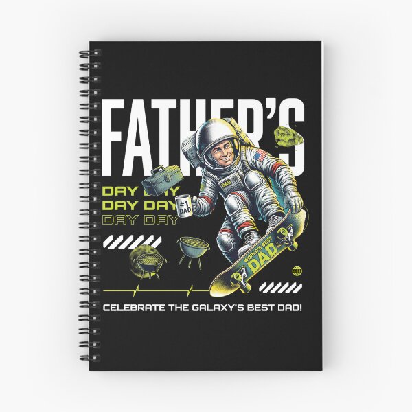 Item preview, Skate Dad – Retro Space Skater Fatherhood Adventure Design designed and sold by Taans-Creation.