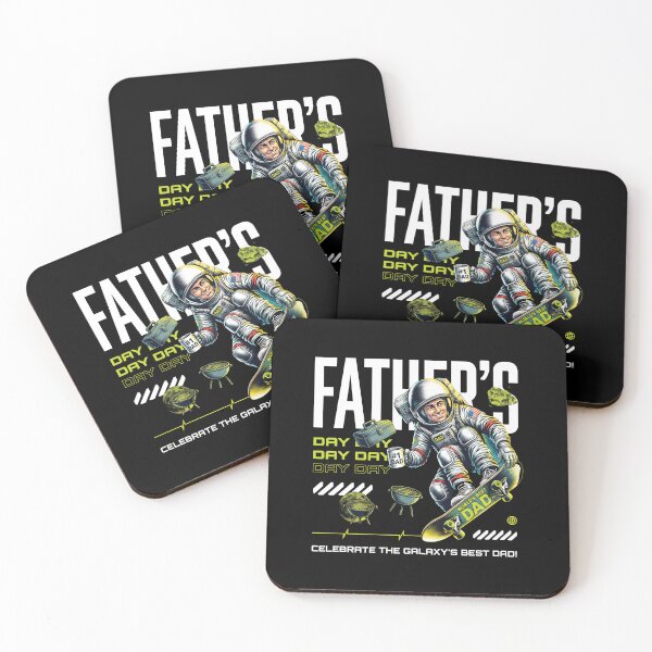 Item preview, Skate Dad – Retro Space Skater Fatherhood Adventure Design designed and sold by Taans-Creation.