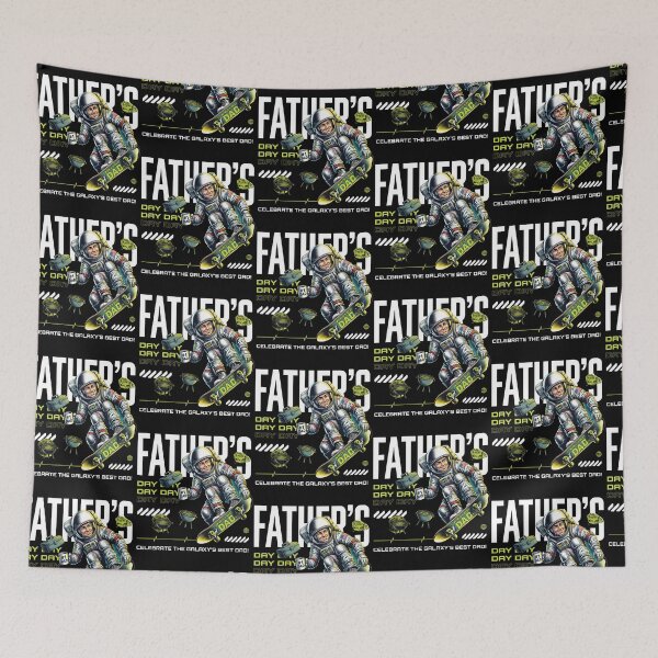 Item preview, Skate Dad – Retro Space Skater Fatherhood Adventure Design designed and sold by Taans-Creation.