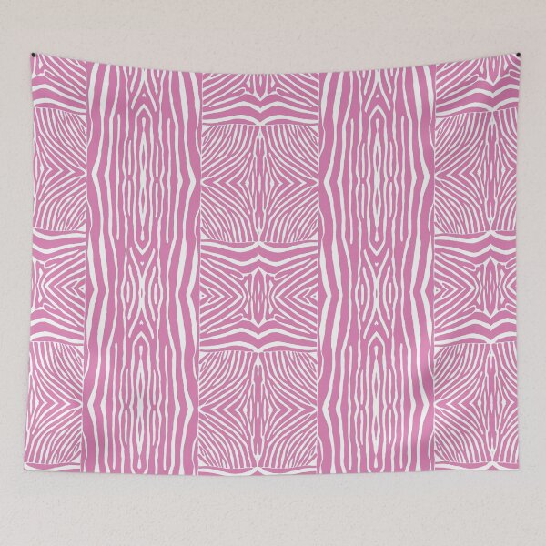 Item preview, Hand drawn pink zebra stripes designed and sold by Anne Londez Studio.