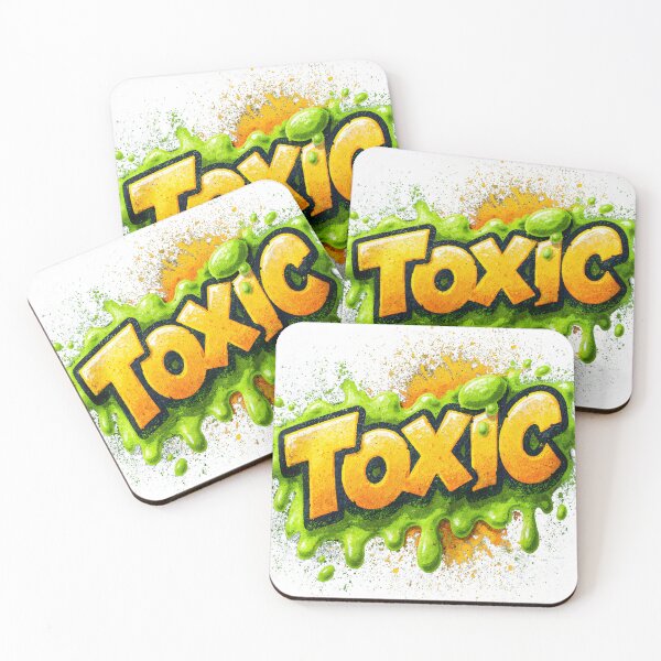 Item preview, Toxic Slime Graffiti Splash designed and sold by AI-lineDesign.