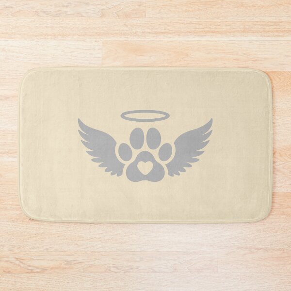 Item preview, Soft Gray Angel Paw Print designed and sold by Corvoria.