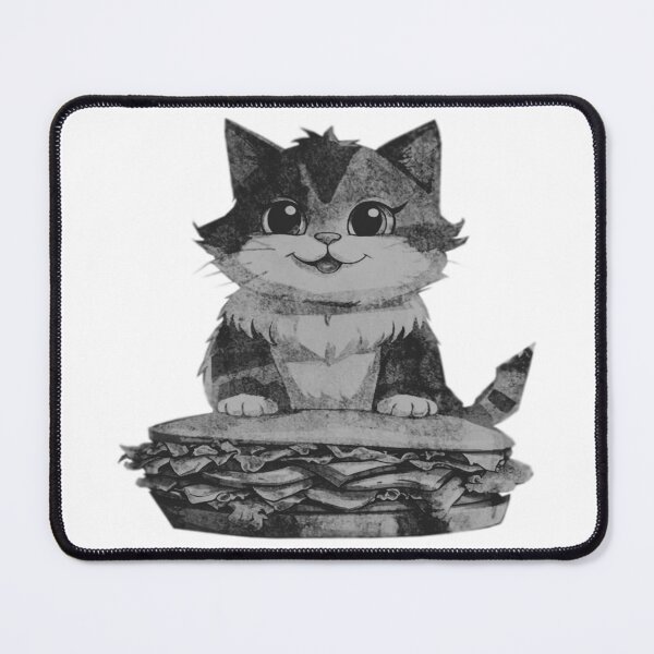 Item preview, Cat with Sandwich designed and sold by kinpirks.