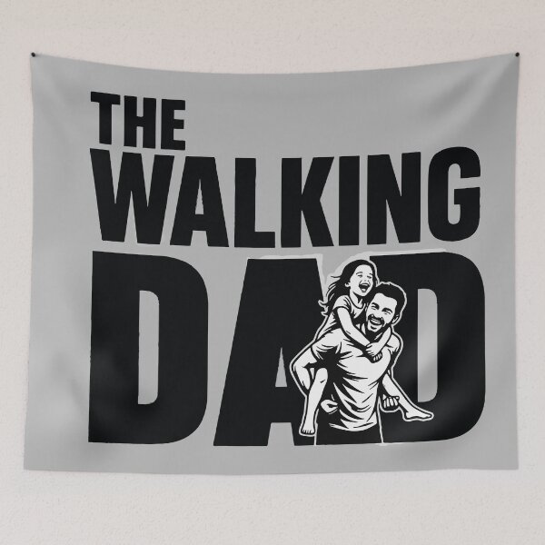Item preview, The Walking Dad Funny Father Daughter Parody Gift designed and sold by WormJ.