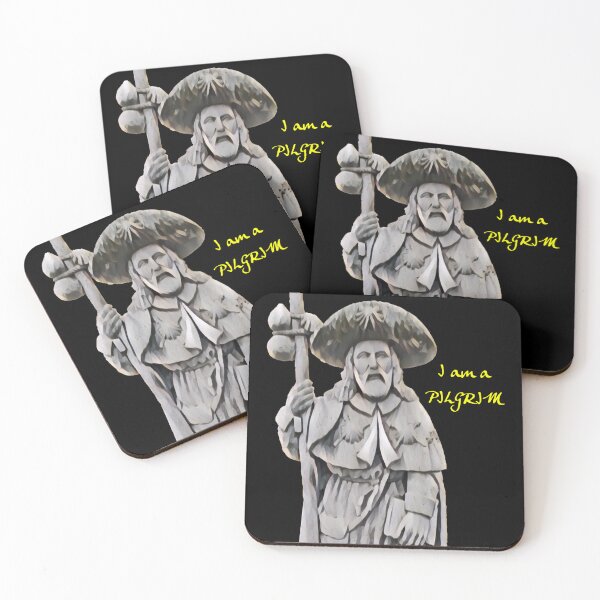 Item preview, I am a Pilgrim - for dark backgrounds designed and sold by placesSTEP2.