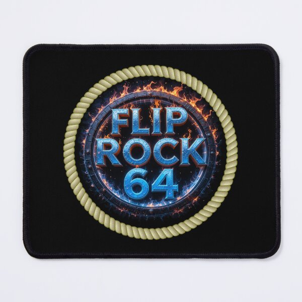 Item preview, Flip Rock 64 – Burning Metal Sign in Ship's Rope designed and sold by Hot4Shirt.