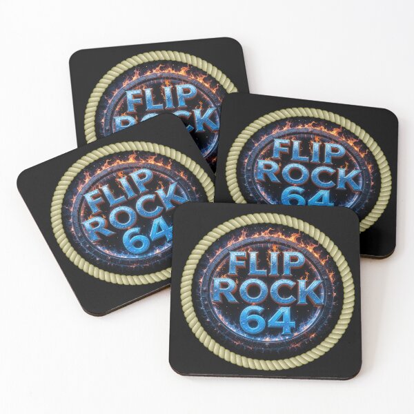 Item preview, Flip Rock 64 – Burning Metal Sign in Ship's Rope designed and sold by Hot4Shirt.
