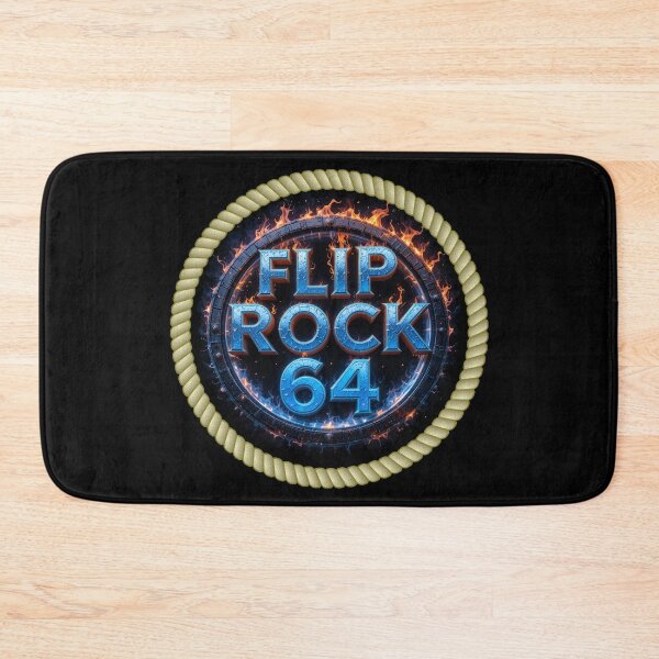 Item preview, Flip Rock 64 – Burning Metal Sign in Ship's Rope designed and sold by Hot4Shirt.