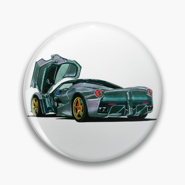 Item preview, Exclusive drawing italian legendary hypercar gray F70/F150 with V12 hybrid engine designed and sold by Cars23.