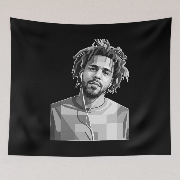 Item preview, J cole grayscale  designed and sold by Japanese art.