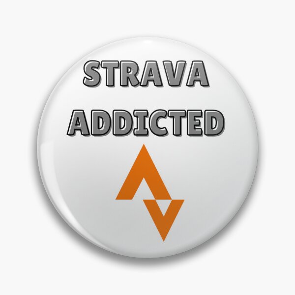 Item preview, STRAVA ADDICTED CYCLING RUNNING MEME designed and sold by cyclingmania.