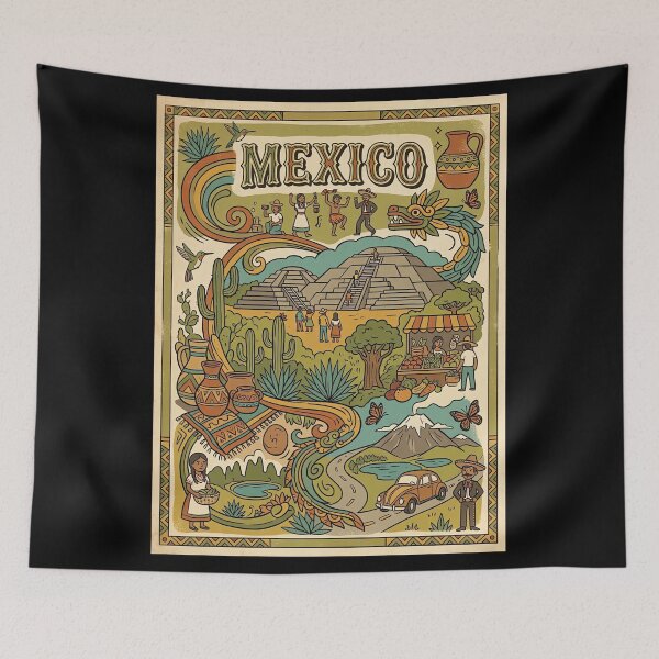 Item preview, Retro Mexico designed and sold by civomgon.