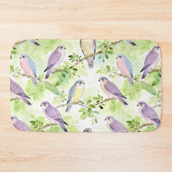 Item preview, Colorful Falcons Watercolor Pattern designed and sold by wissal.studio.