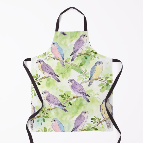 Item preview, Colorful Falcons Watercolor Pattern designed and sold by wissal.studio.