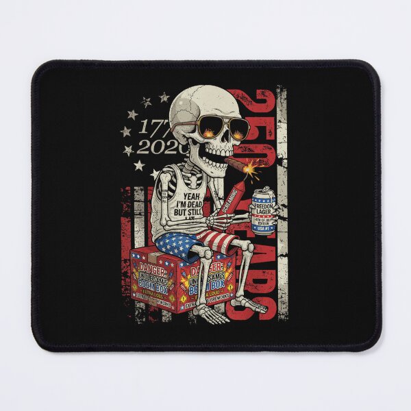 Item preview, America Semiquincentennial 250 Years Skeleton Smoking Cigar 4th Of July Fireworks designed and sold by PhocoNibict.