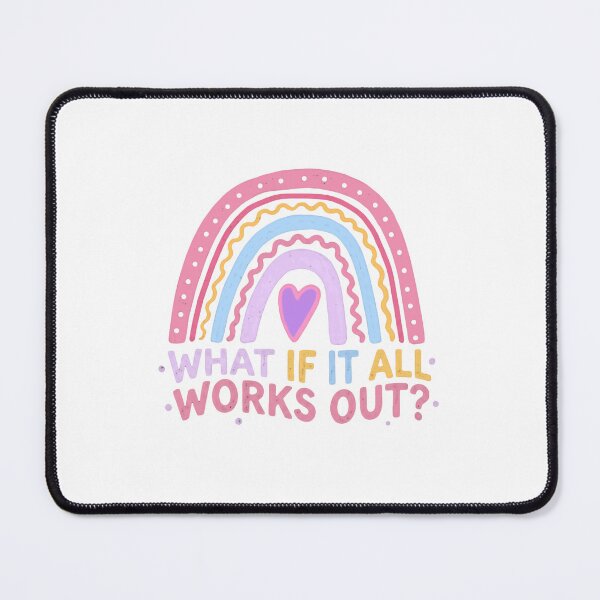 Item preview, What If It All Works Out? Optimism Mental Well-being Positivity designed and sold by RetroMini2026.