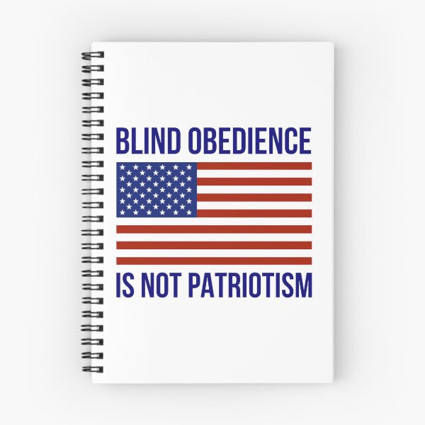 Item preview, Blind obedience is not patriotism  designed and sold by Rachel the Artist .