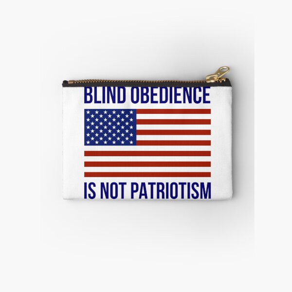 Item preview, Blind obedience is not patriotism  designed and sold by Rachel the Artist .