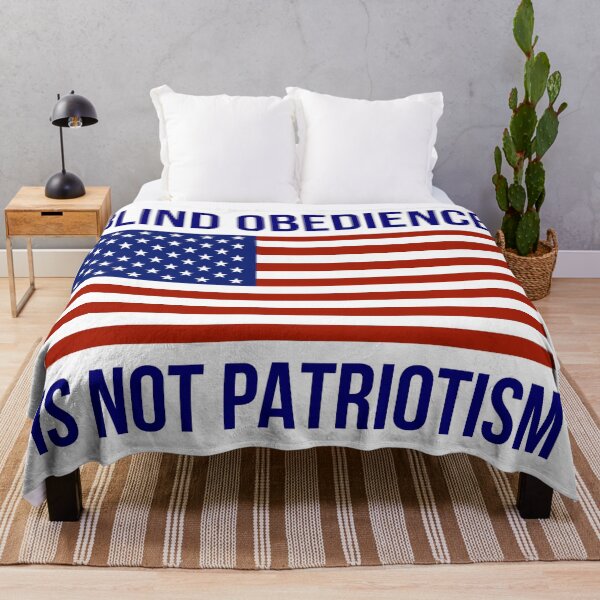 Item preview, Blind obedience is not patriotism  designed and sold by Rachel the Artist .