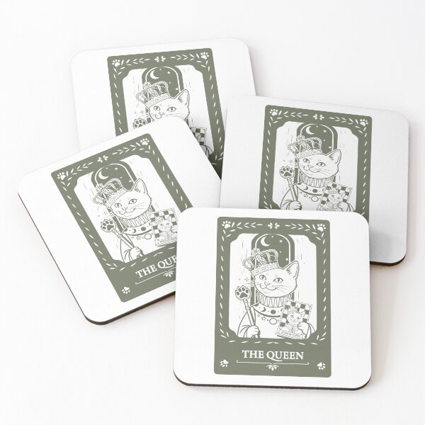 Item preview, Queen Cat Crest Tarot designed and sold by catnbloom.