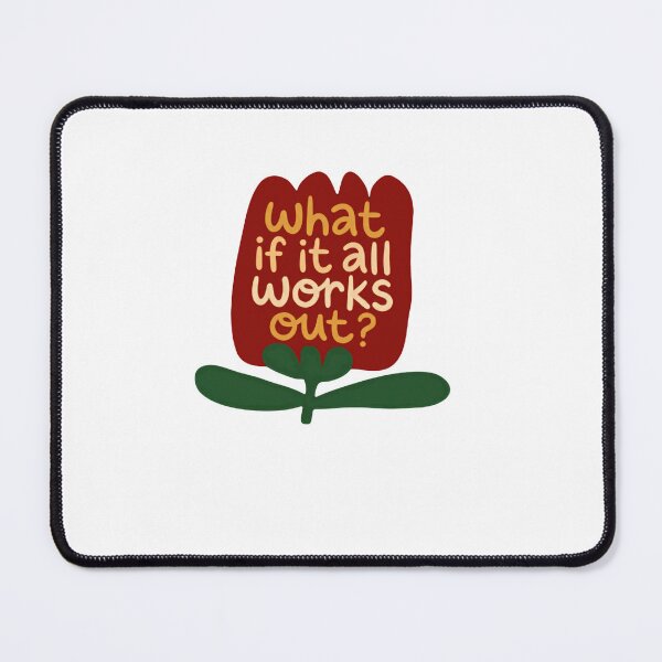 Item preview, What If It All Works Out? Positive Thinking Motivation Optimism Hope designed and sold by RetroMini2026.