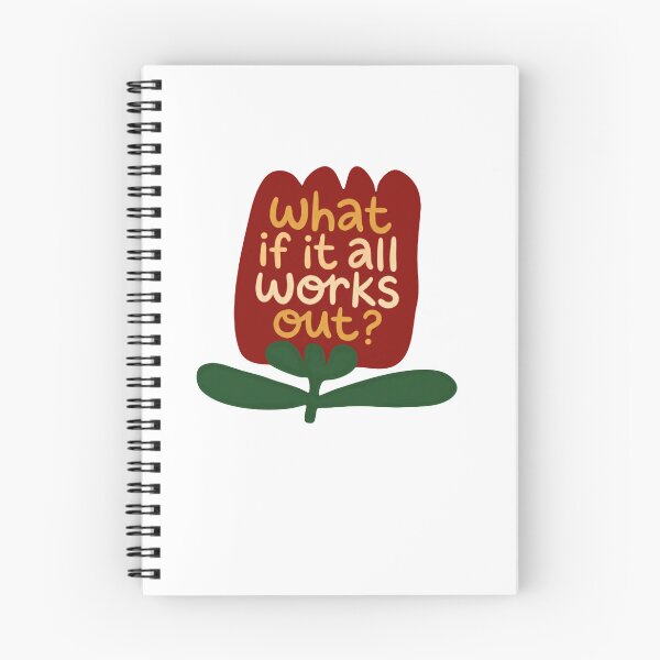 Item preview, What If It All Works Out? Positive Thinking Motivation Optimism Hope designed and sold by RetroMini2026.