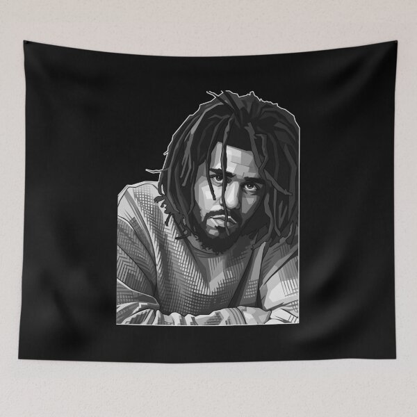 Item preview, J cole grayscale  designed and sold by Japanese art.