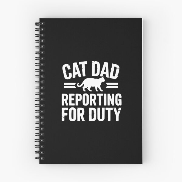 Item preview, Cat Dad Reporting For Duty designed and sold by theartfulaspie.