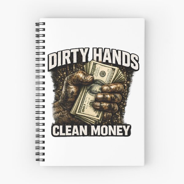 Item preview, Dirty Hands Clean Money Blue Collar Work Ethic Tradesman Design designed and sold by Fishartpoint.